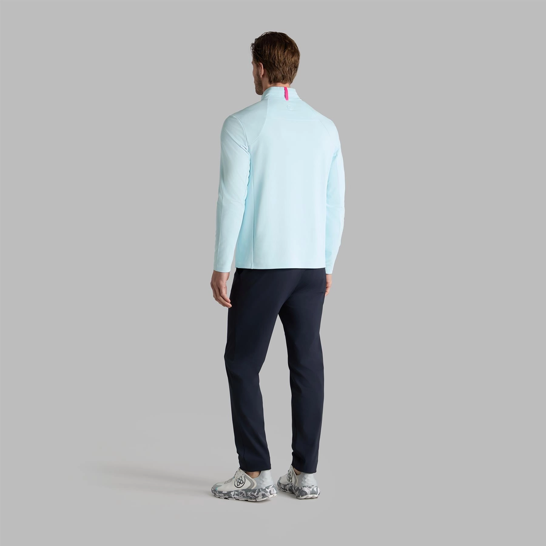 Brushed Back Tech Quarter Zip Mid Layer Daybreak G/Fore Men's Fashion