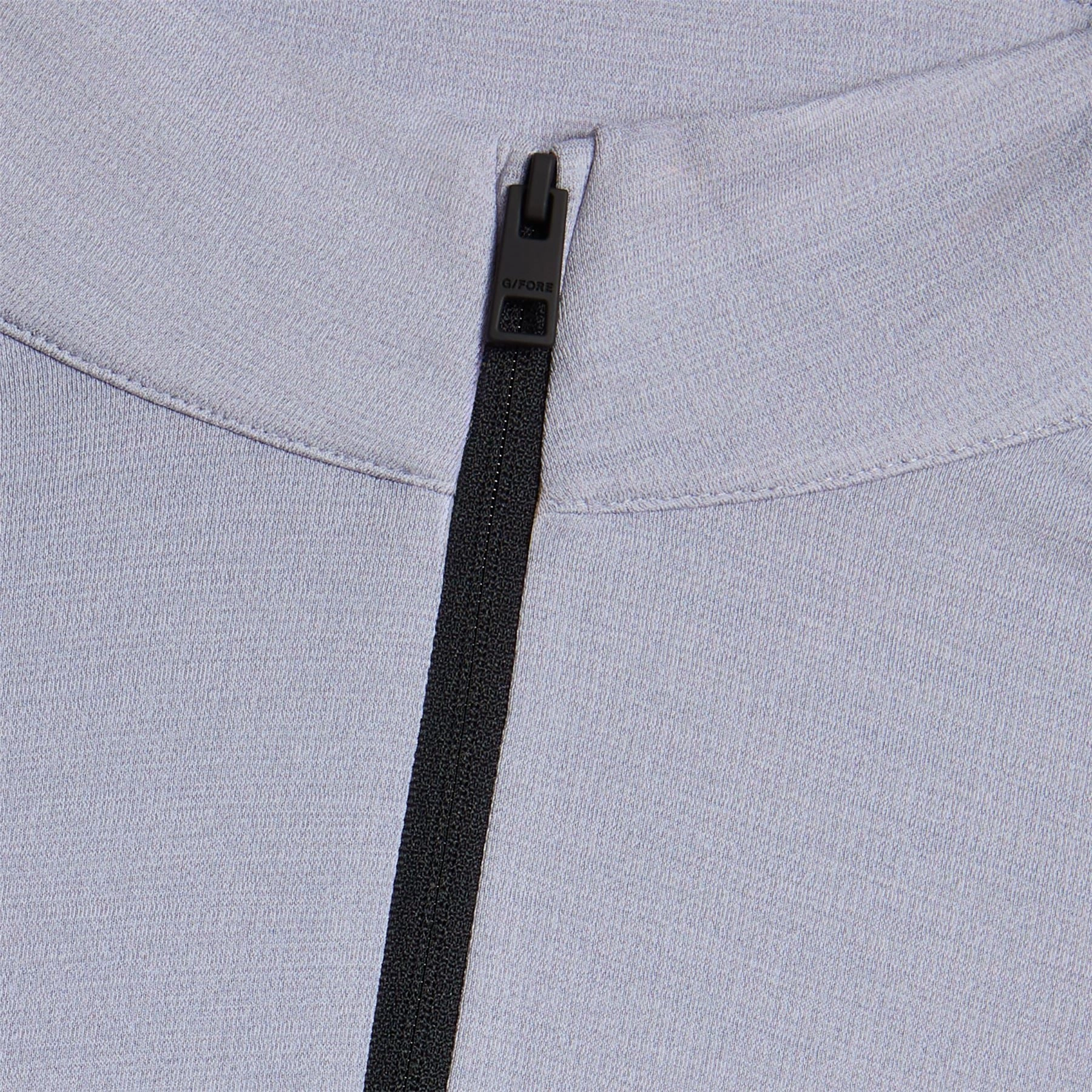 Brushed Back Tech Quarter Zip Mid Layer Light Grey Melange G/Fore Men's Fashion