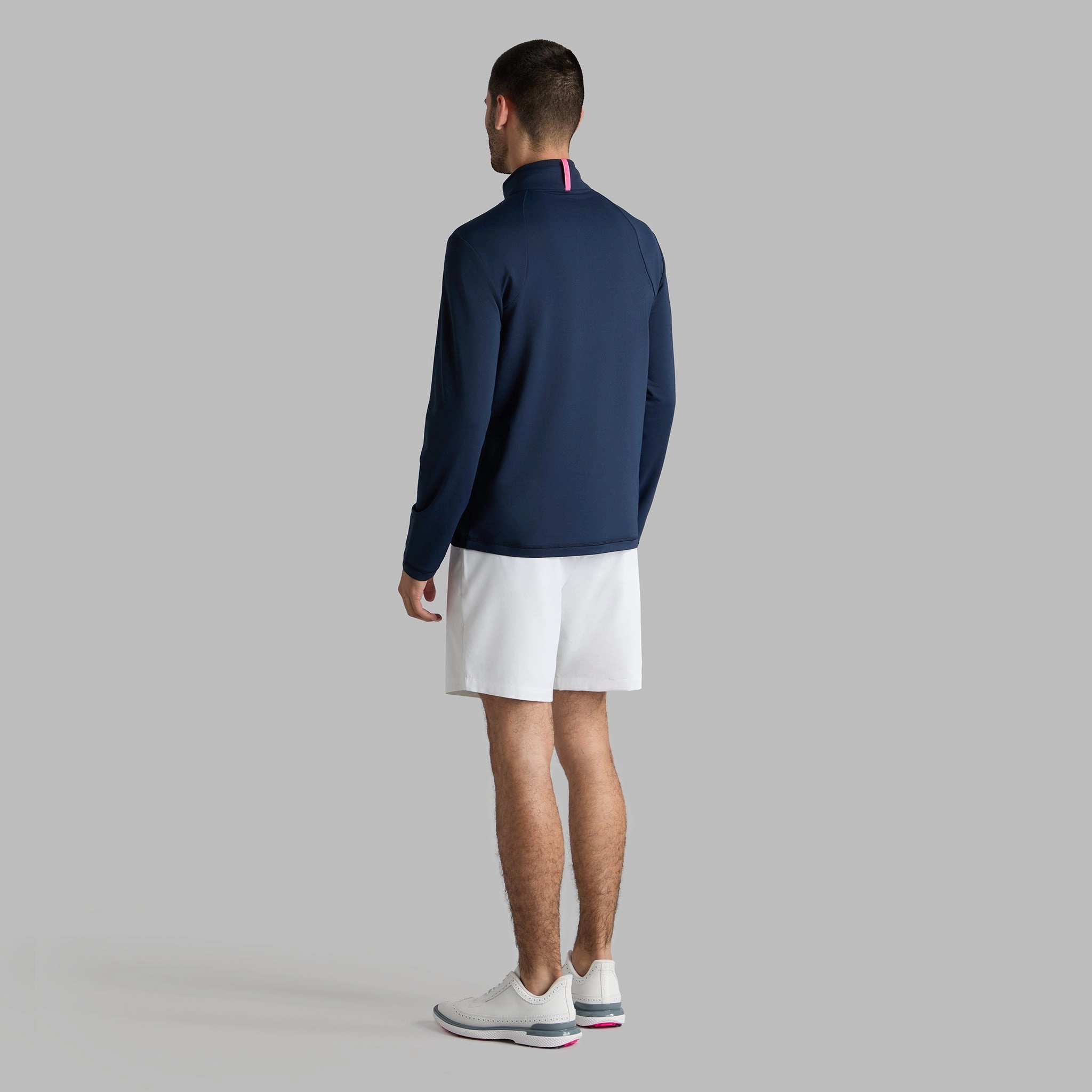 Brushed Back Tech Quarter Zip Mid Layer Twilight G/Fore Men's Fashion