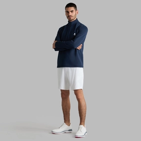 Brushed Back Tech Quarter Zip Mid Layer Twilight G/Fore men's golf fashion