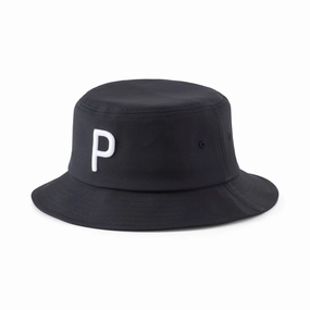 Bucket P Hat Puma Black Puma men's athletic clothing