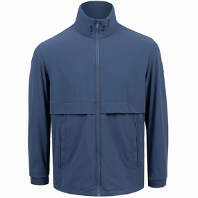Caldar Softshell Jacket Medium Blue Boss men's fashion and office attire