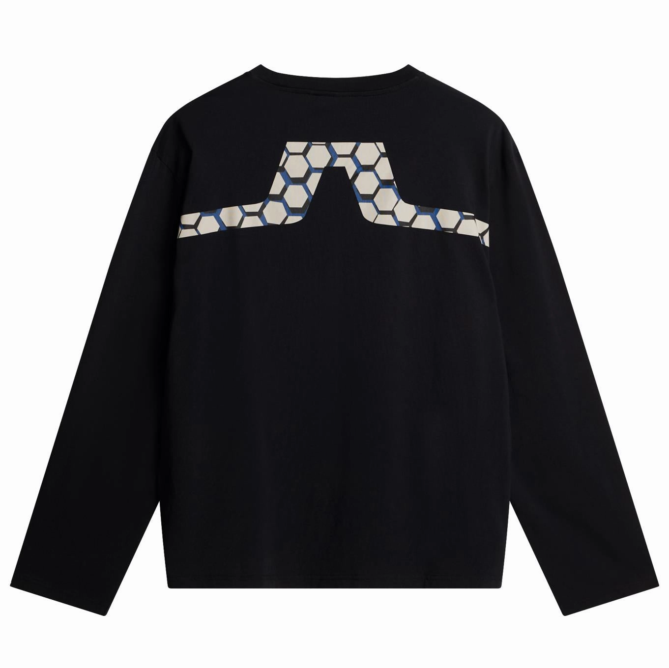 Cale Logo LS T-Shirt Black J.Lindeberg Golfwear for Men