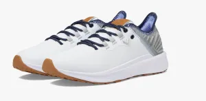 Callaway La Jolla Spikeless Golf Shoe in White/Navy women's classic golf shoes