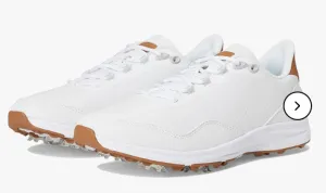 Callaway Women's Coronado V4 Golf Shoes in White/White women's classic golf shoes