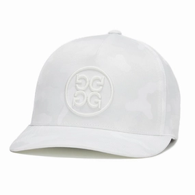 Camo Circle G's Ripstop Snapback Snow/Camo G/Fore men's golf fashion