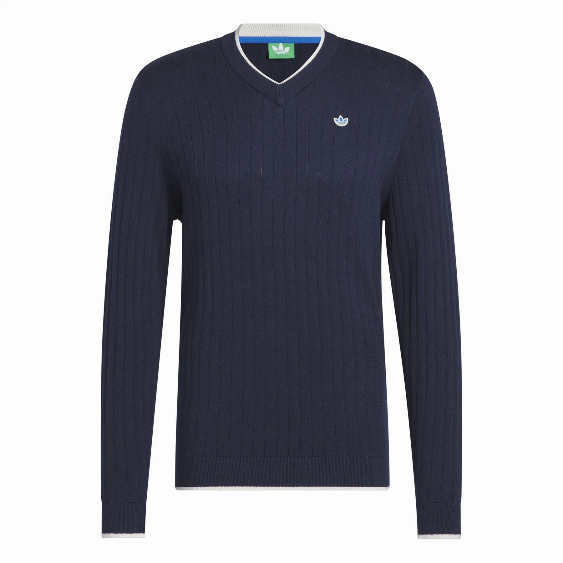 Cashmere Knit Sweatshirt Night Indigo Adidas Men's Apparel