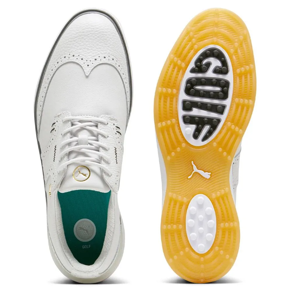 Textured Outsole Shoes PUMA Avant Wingtip Spikeless Golf Shoes Feather Gray/Slate Gray - 24 Men