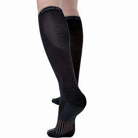 Chill Steps Copper Fit Energy Compression Socks Foam Comfort Sneakers Breathable Trainers, Clean Look Sneakers