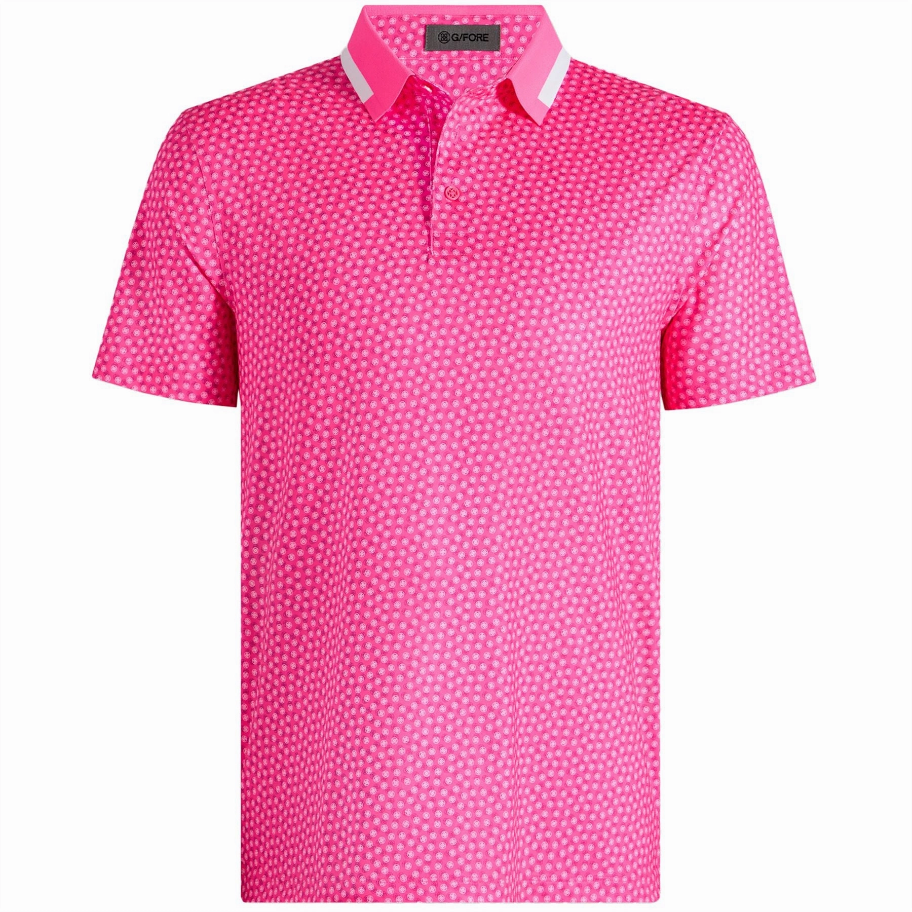 Circle G's Tech Jersey Polo Knockout Pink G/Fore men's golf fashion