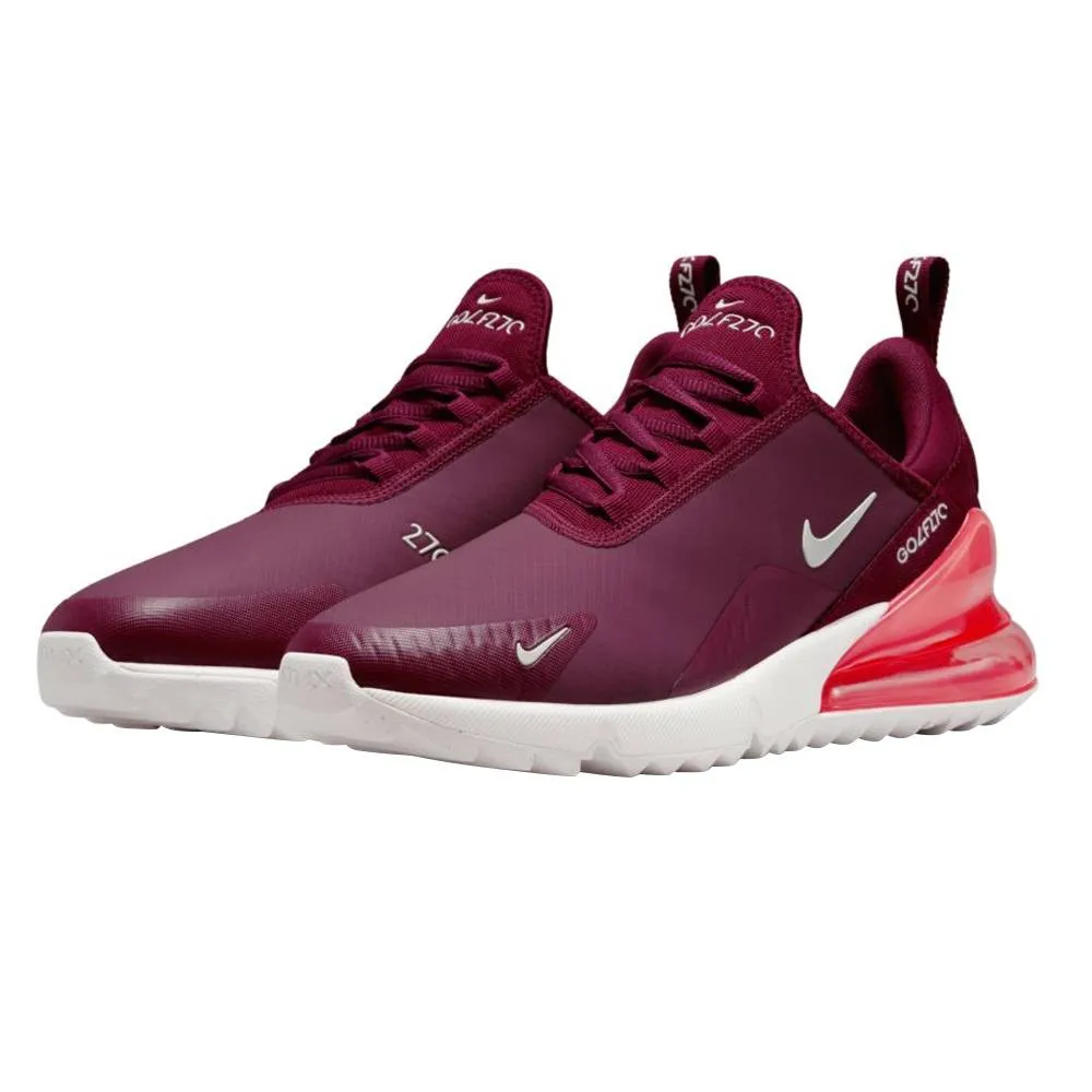 All-Day Wear Shoes Nike Air Max 270 G Spikeless Golf Shoes Dark Beetroot/Sail/Pink Salt - SP23 Unisex