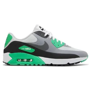 Comfy Slip-Ons City Walk Shoes Nike Air Max 90 G Spikeless Golf Shoes Photon Dust/Iron Gray/Green Spark - 24 Unisex Soft Glide
