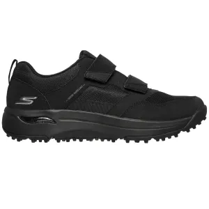 Classic Design Sneakers City Walk Shoes Skechers Go Golf Arch Fit - Front Nine Spikeless Golf Shoes Black/Gray - SP21 Men Breathable Knit Trainers