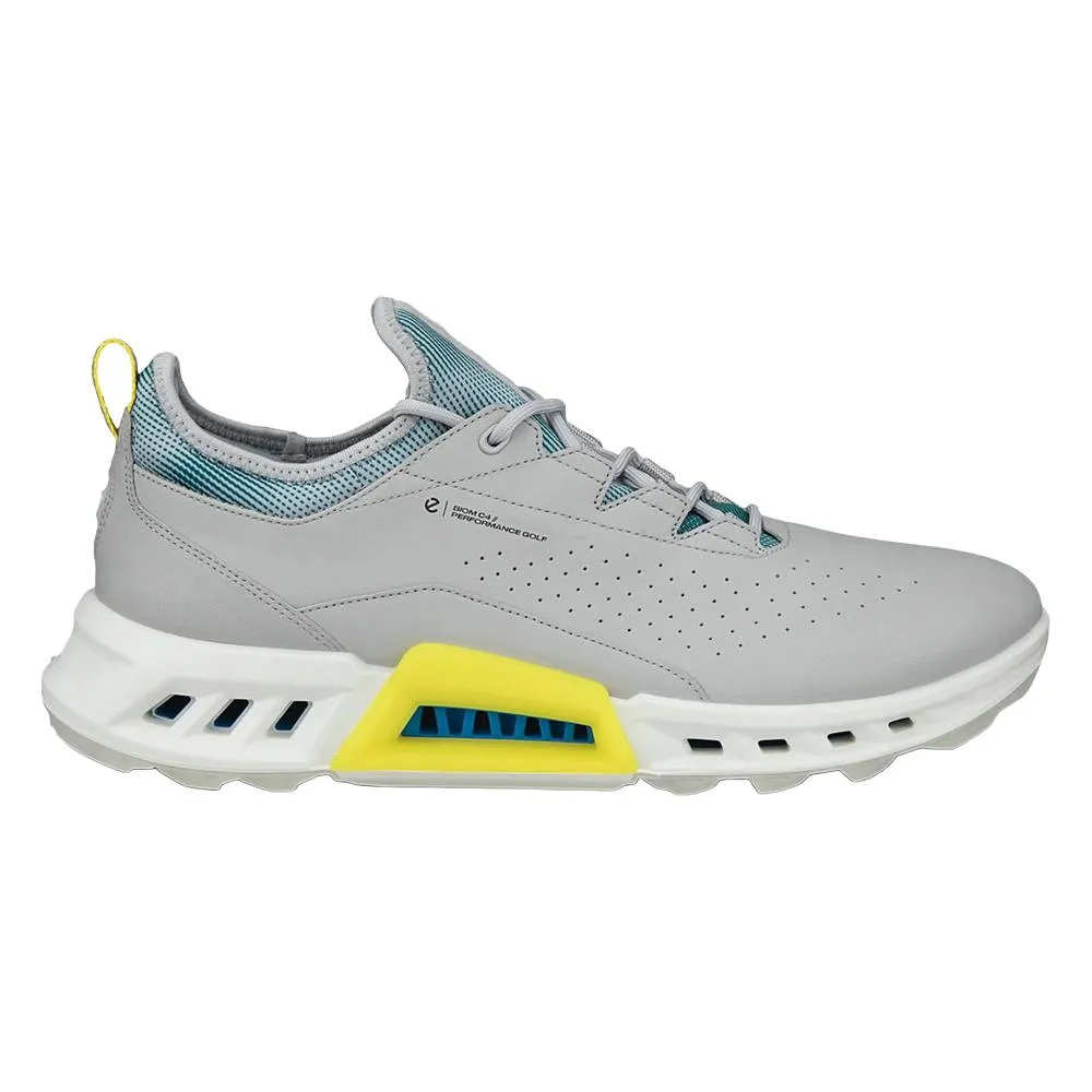 Classic Street Sneakers ECCO BIOM C4 Spikeless Golf Shoes Concrete/Baygreen - SS24 Men Soft Footbed Sandals Memory Foam Shoes