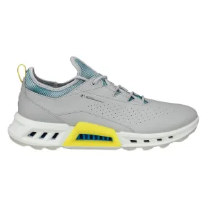 Classic Street Sneakers ECCO BIOM C4 Spikeless Golf Shoes Concrete/Baygreen - SS24 Men Soft Footbed Sandals Memory Foam Shoes