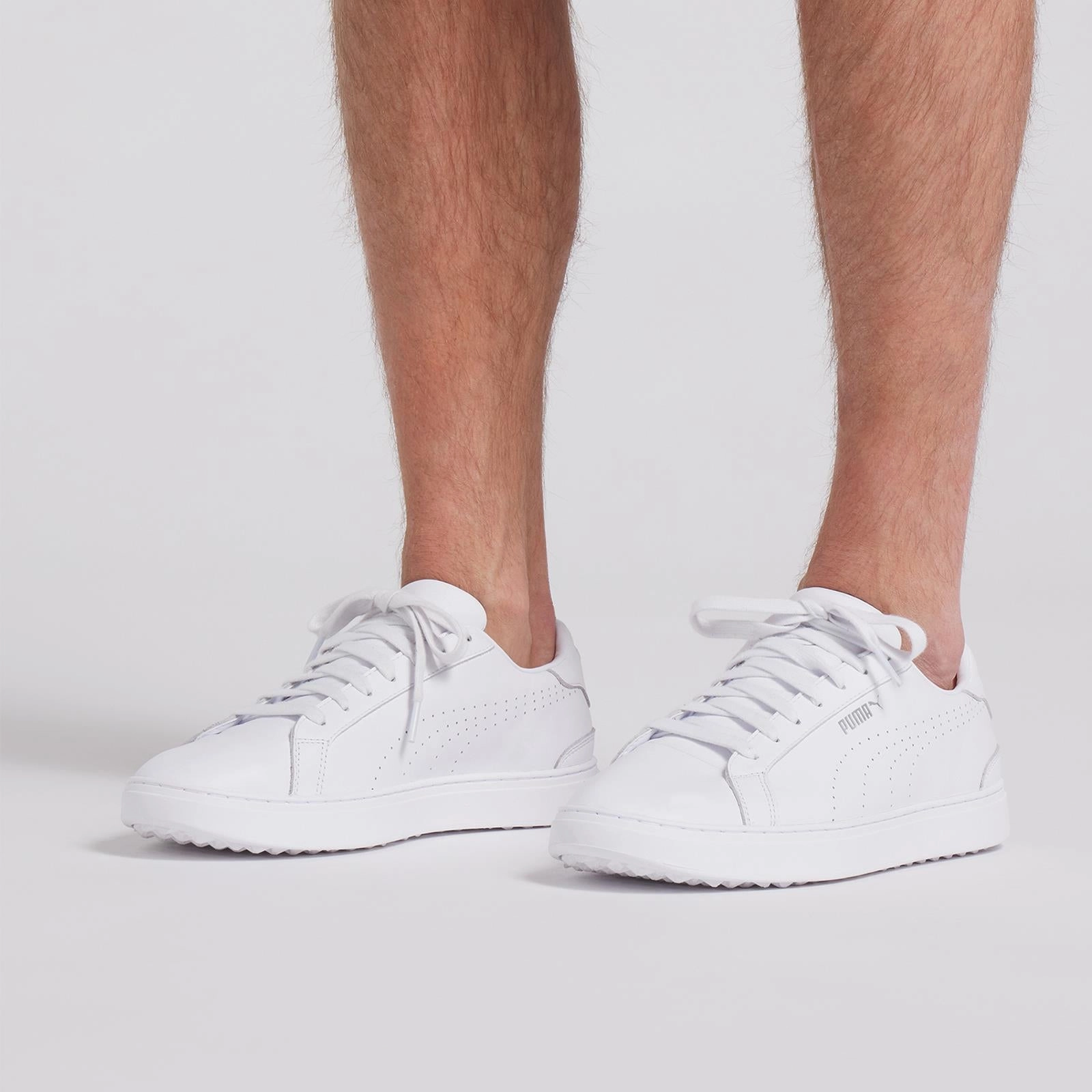 Classic Clyde Golf Shoes Puma White Puma Men's Athletic Shoes