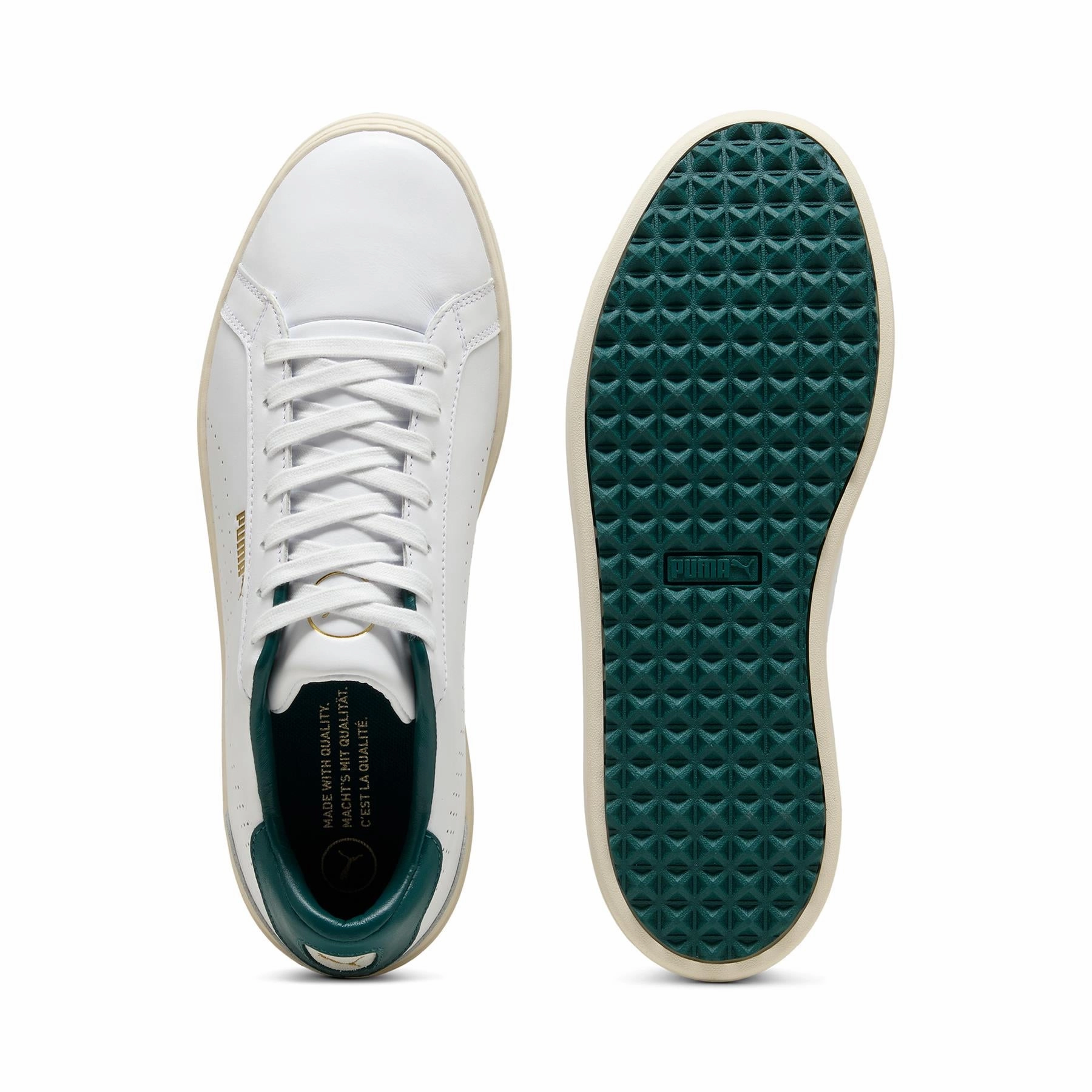 Classic Clyde Golf Shoes Puma White/Varsity Green Puma Men's Sportswear