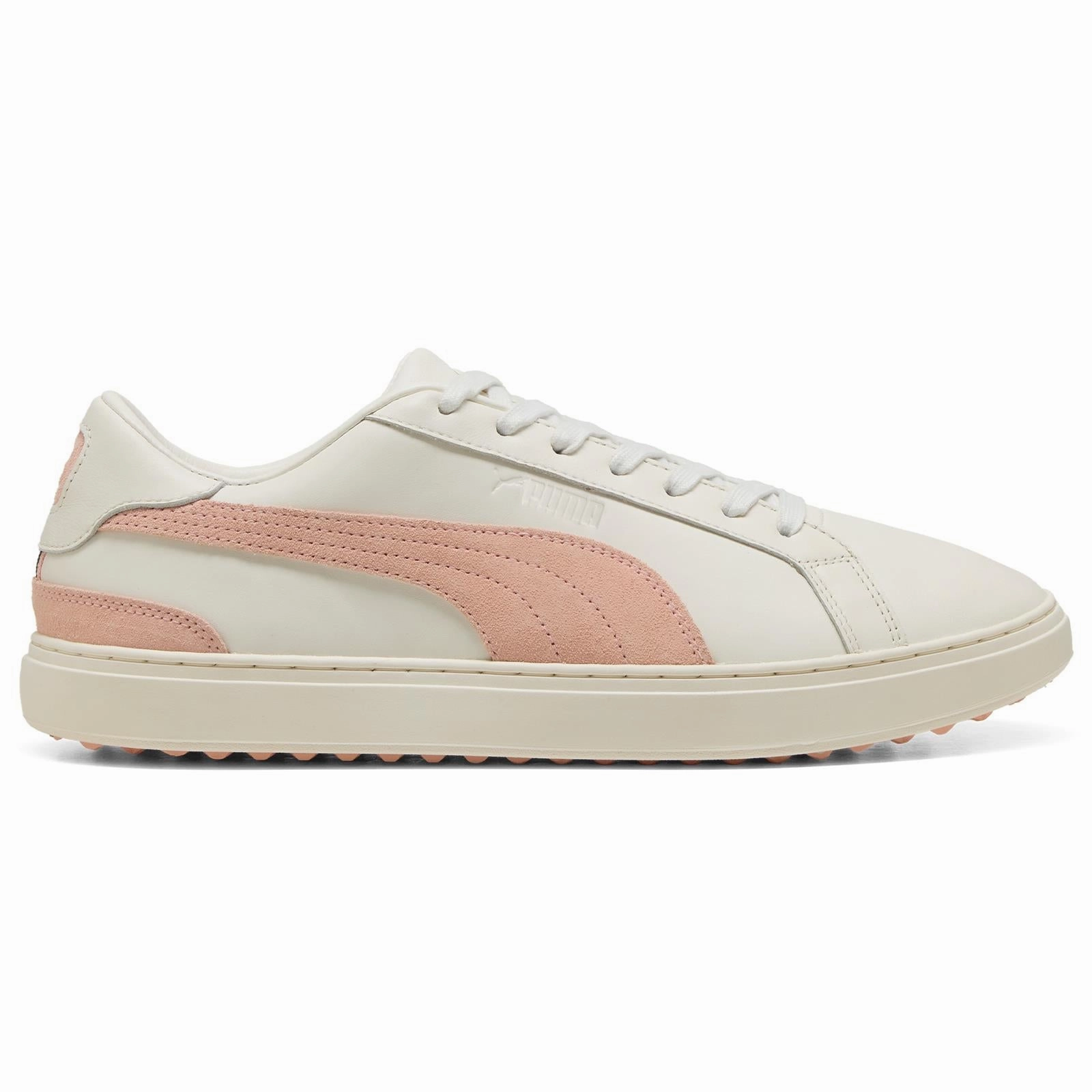 Classic G Peaches Golf Shoes Warm White/Tropical Peach Puma men's athletic clothing