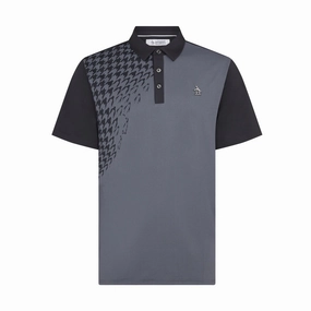 urban fashion Clean Cut Look Original Penguin Asymmetrical Pete Golf Polo Shirt OGKFE021 Tech Layer Jacket