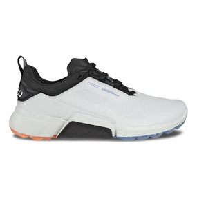 On-Feet Lifestyle Shot Cloud Sole Ecco Biom H4 Golf Shoes 108514 Classic Street Sneakers