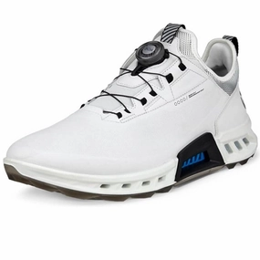 Durable Sneakers Cloud Sole Ecco Men's Biom C4 BOA Golf Shoes Anti-Slip Work Shoes Low Top Shoes