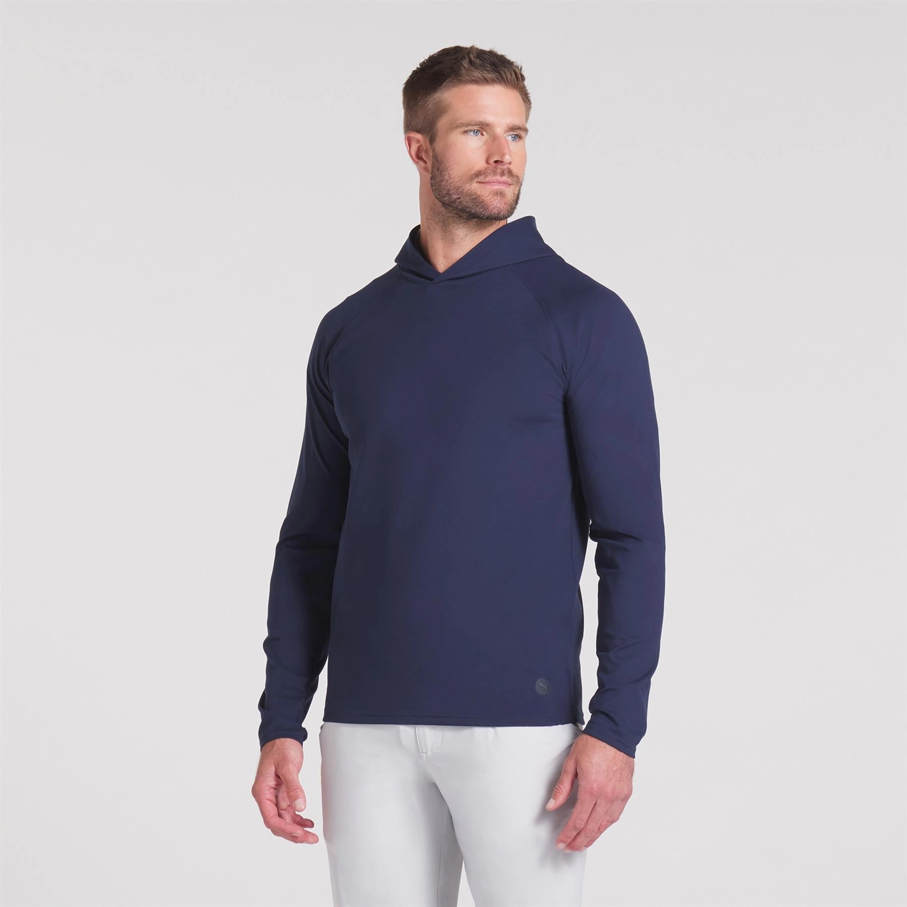 Cloudspun Tech Hoodie Deep Navy Puma men's athletic clothing