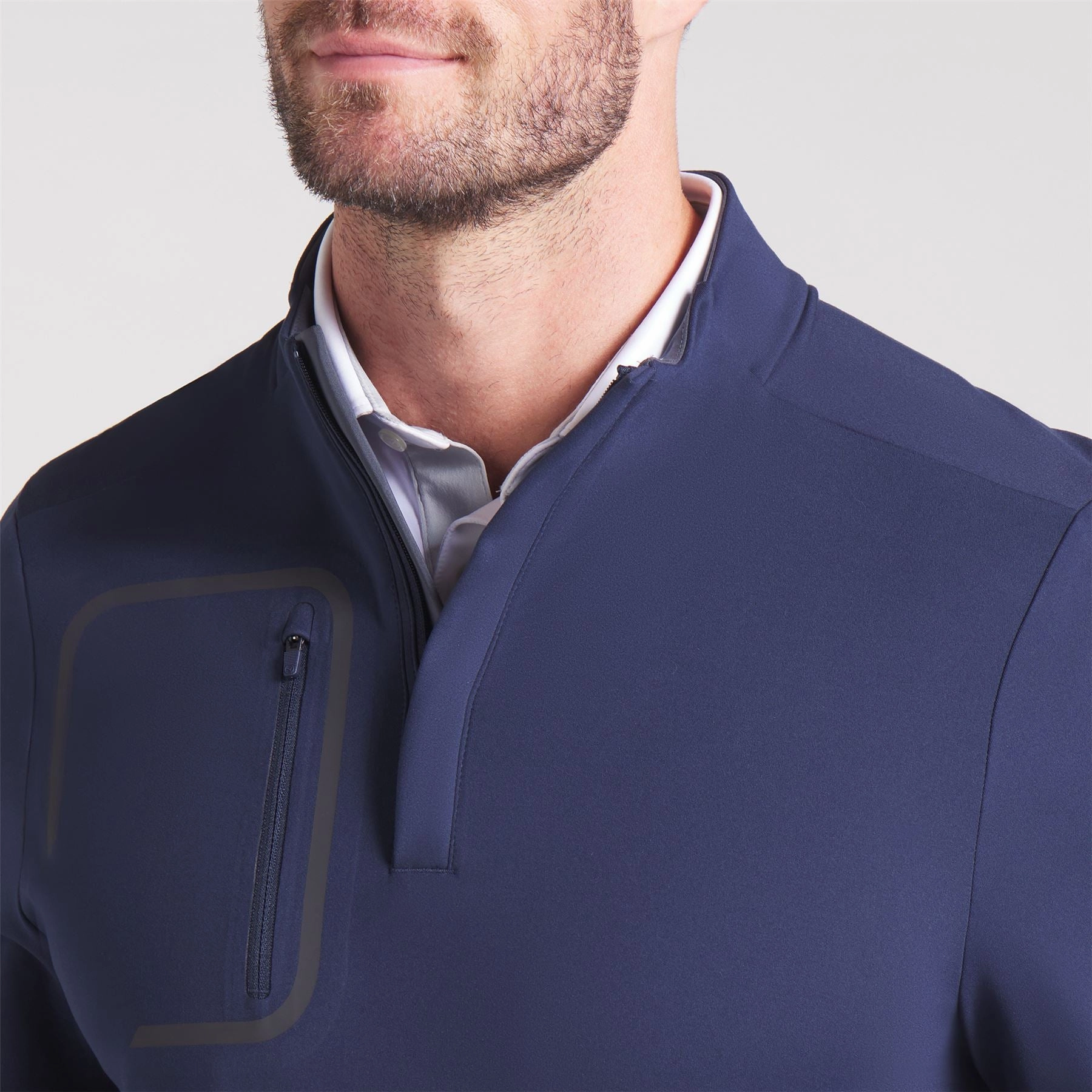 Cloudspun Tech Quarter Zip Deep Navy Puma Men's Sportswear