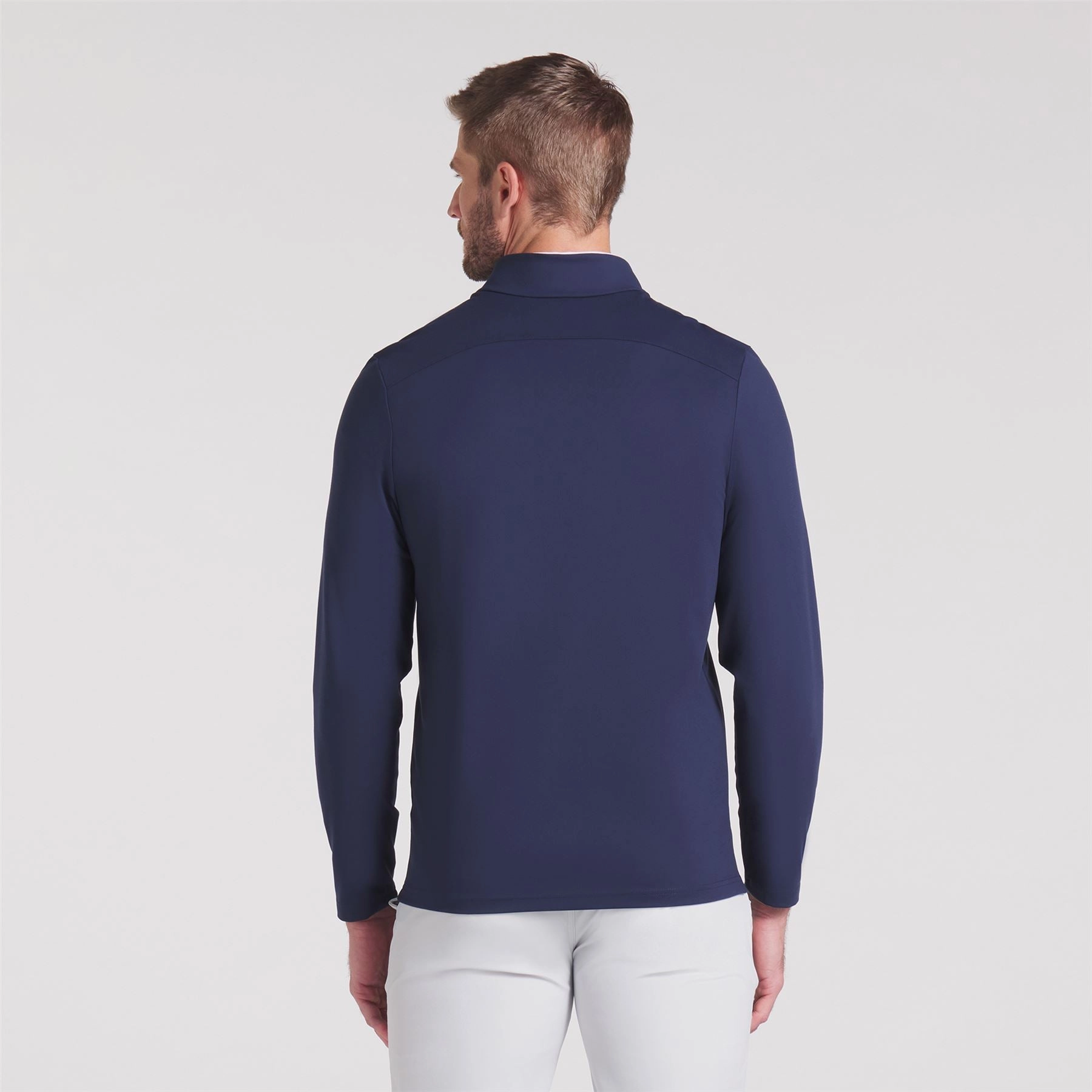 Cloudspun Tech Quarter Zip Deep Navy Puma Men's Sportswear