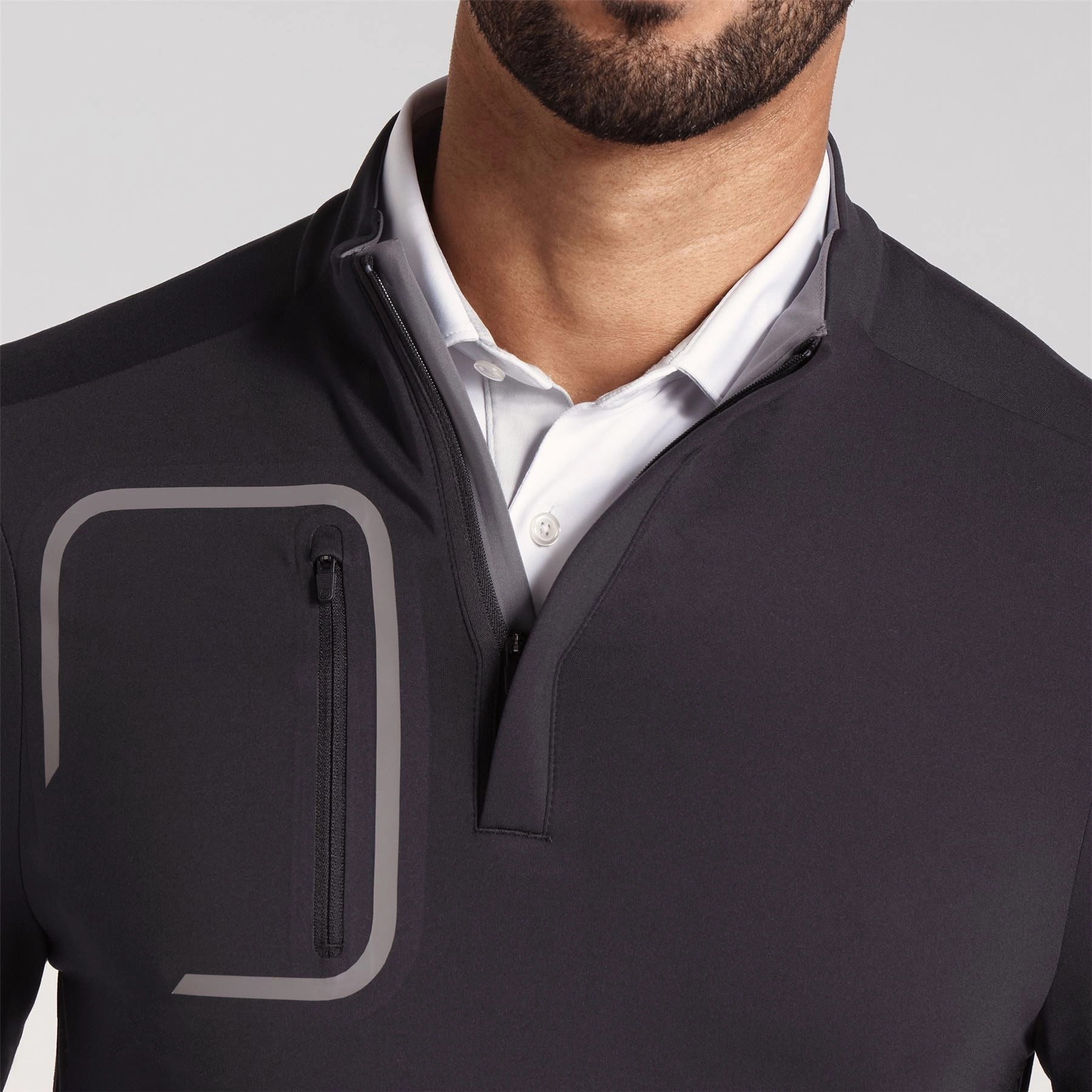 Cloudspun Tech Quarter Zip Puma Black Puma Men's Sportswear