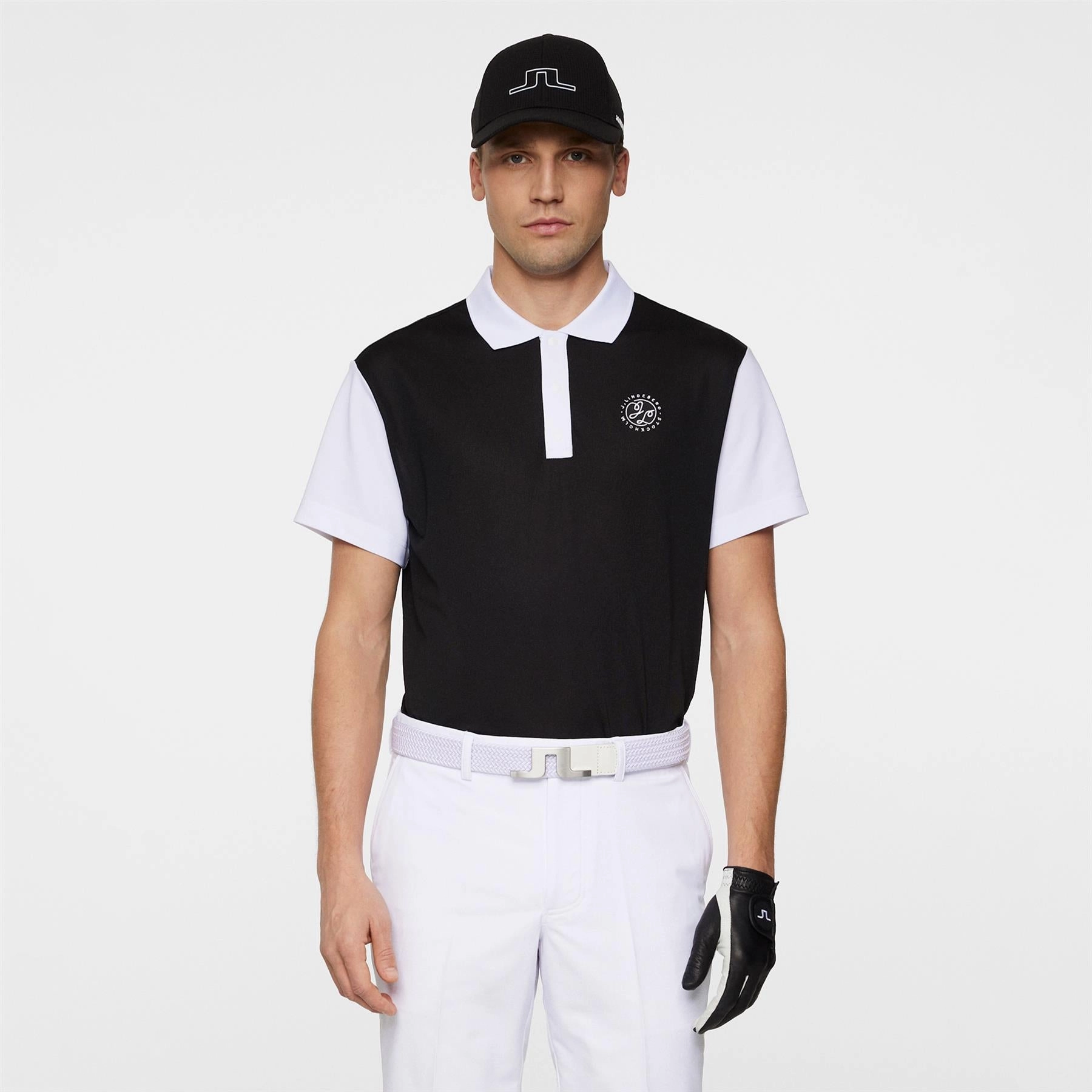 Club House Loose Fit Polo Black Premium J.Lindeberg menswear