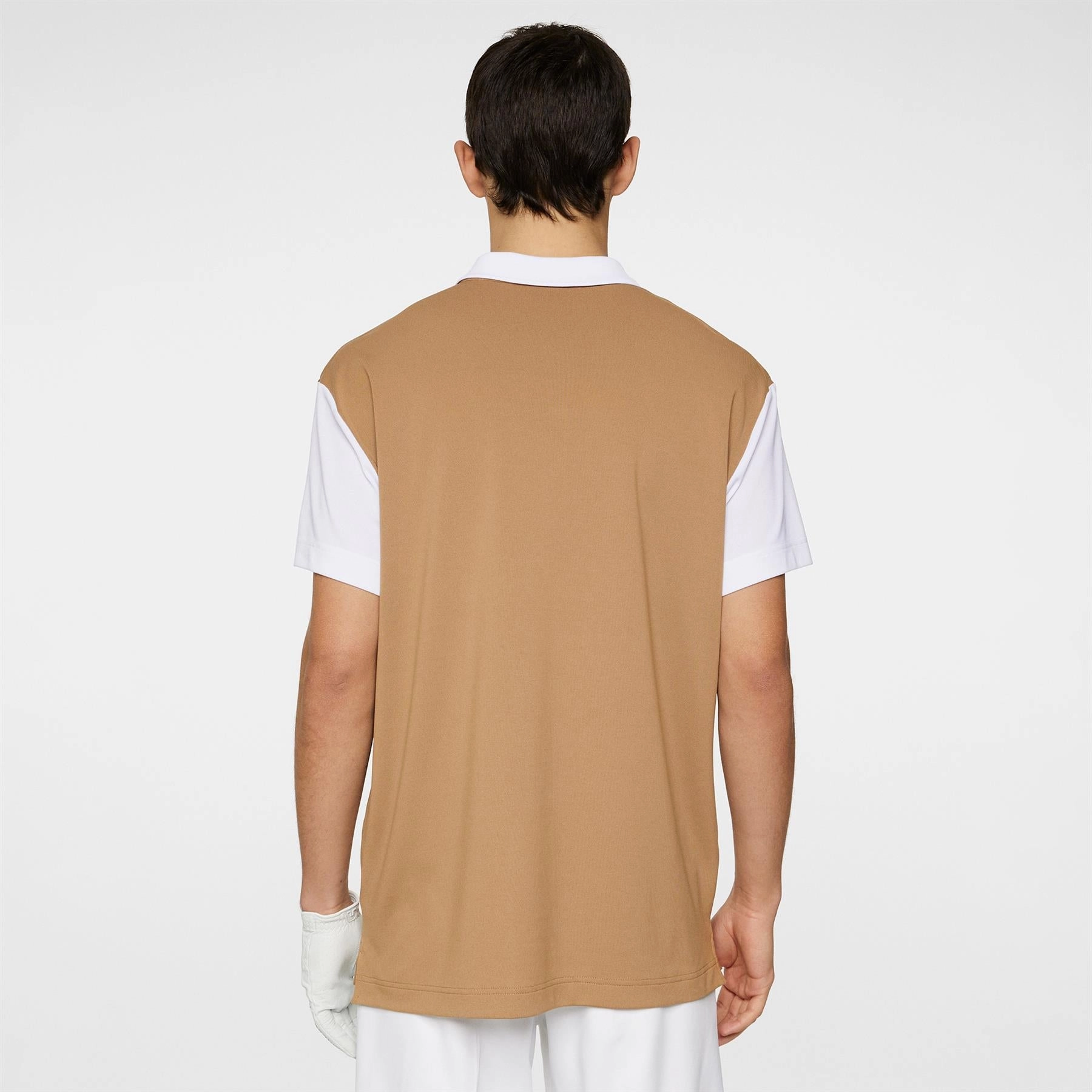 Club House Loose Fit Polo Tigers Eye J.Lindeberg Golfwear for Men