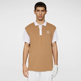 Club House Loose Fit Polo Tigers Eye Premium J.Lindeberg menswear