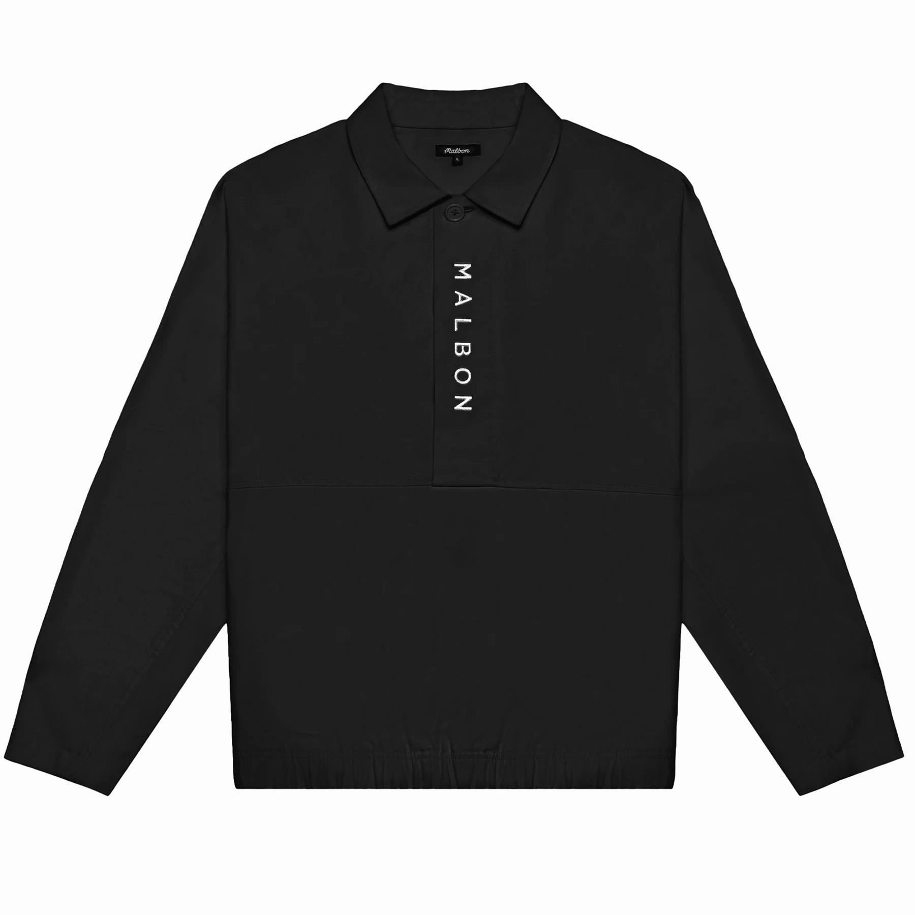 Club Malbon Pullover Black Malbon Men's Golf Lifestyle Wear