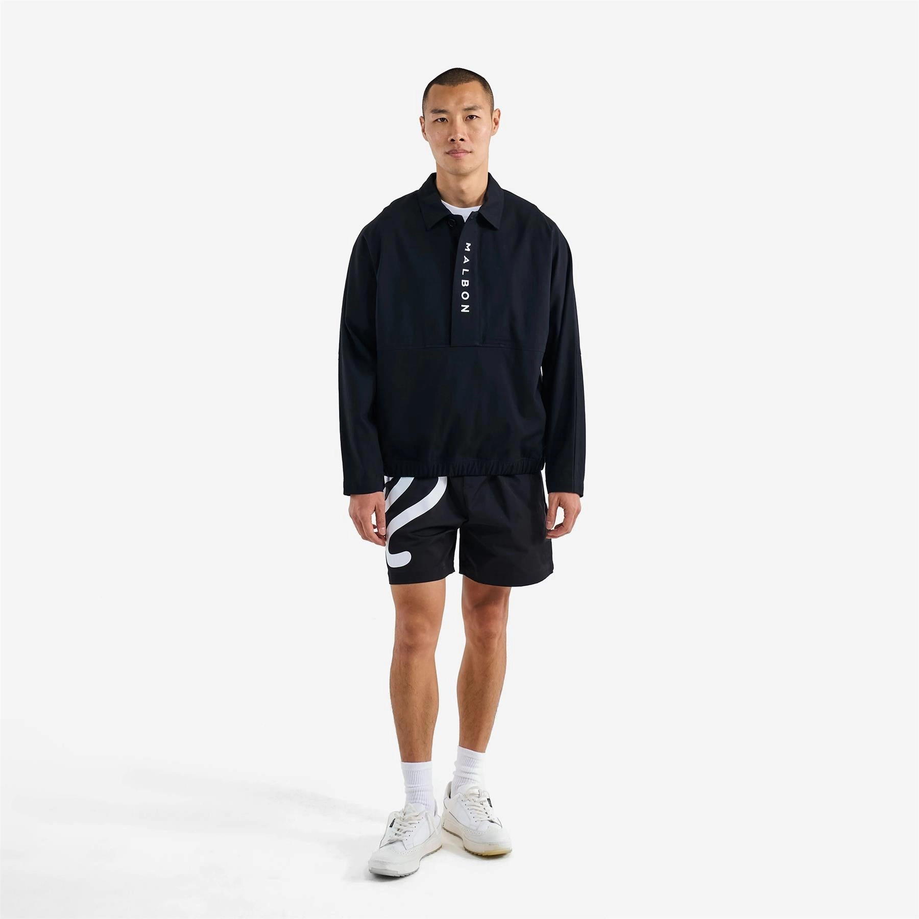 Club Malbon Pullover Black Malbon mens golf lifestyle wear