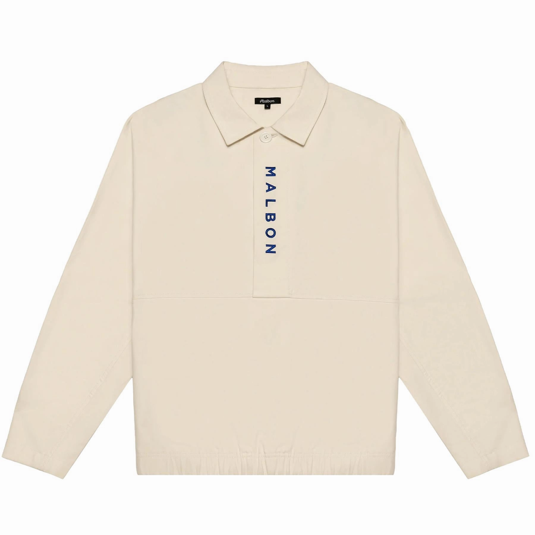 Club Malbon Pullover Ivory Malbon Men's Golf Lifestyle Wear