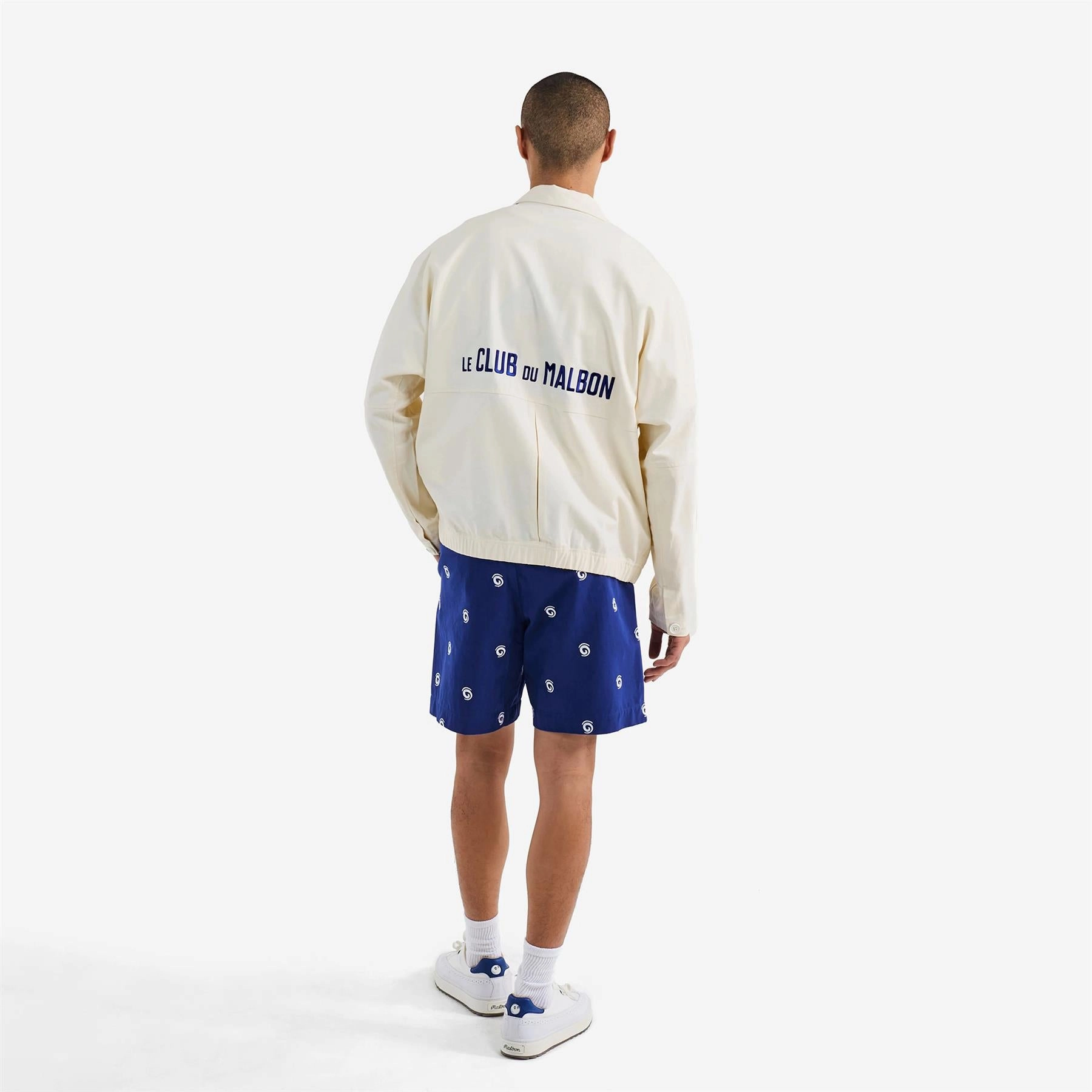 Club Malbon Pullover Ivory Malbon Men's Golf Lifestyle Wear