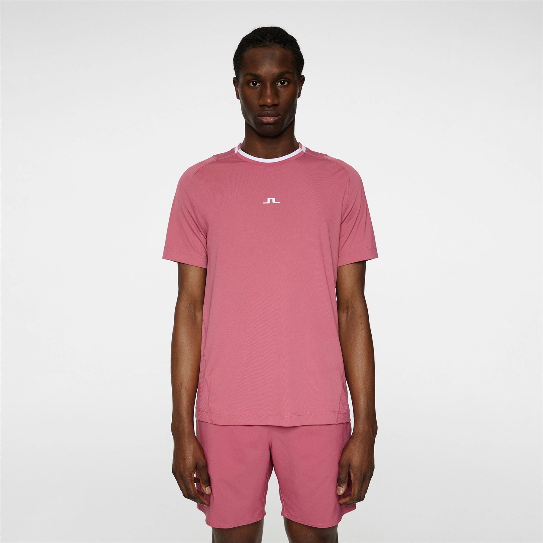 Colten Tech T-Shirt Rose Wine Premium J.Lindeberg menswear