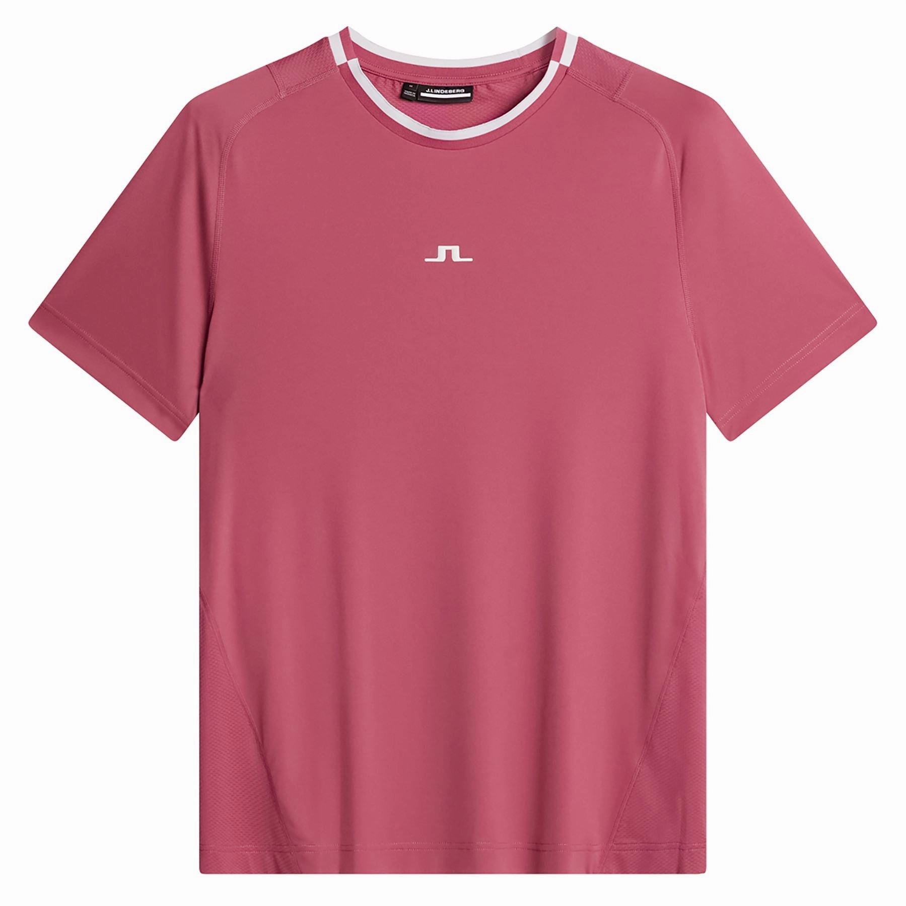 Colten Tech T-Shirt Rose Wine J.Lindeberg Golfwear for Men