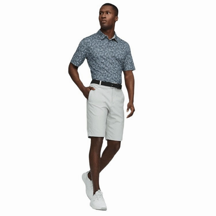 Puma MATTR Floral Golf Shirt 537456 women's blouse with collar, junior jumper style