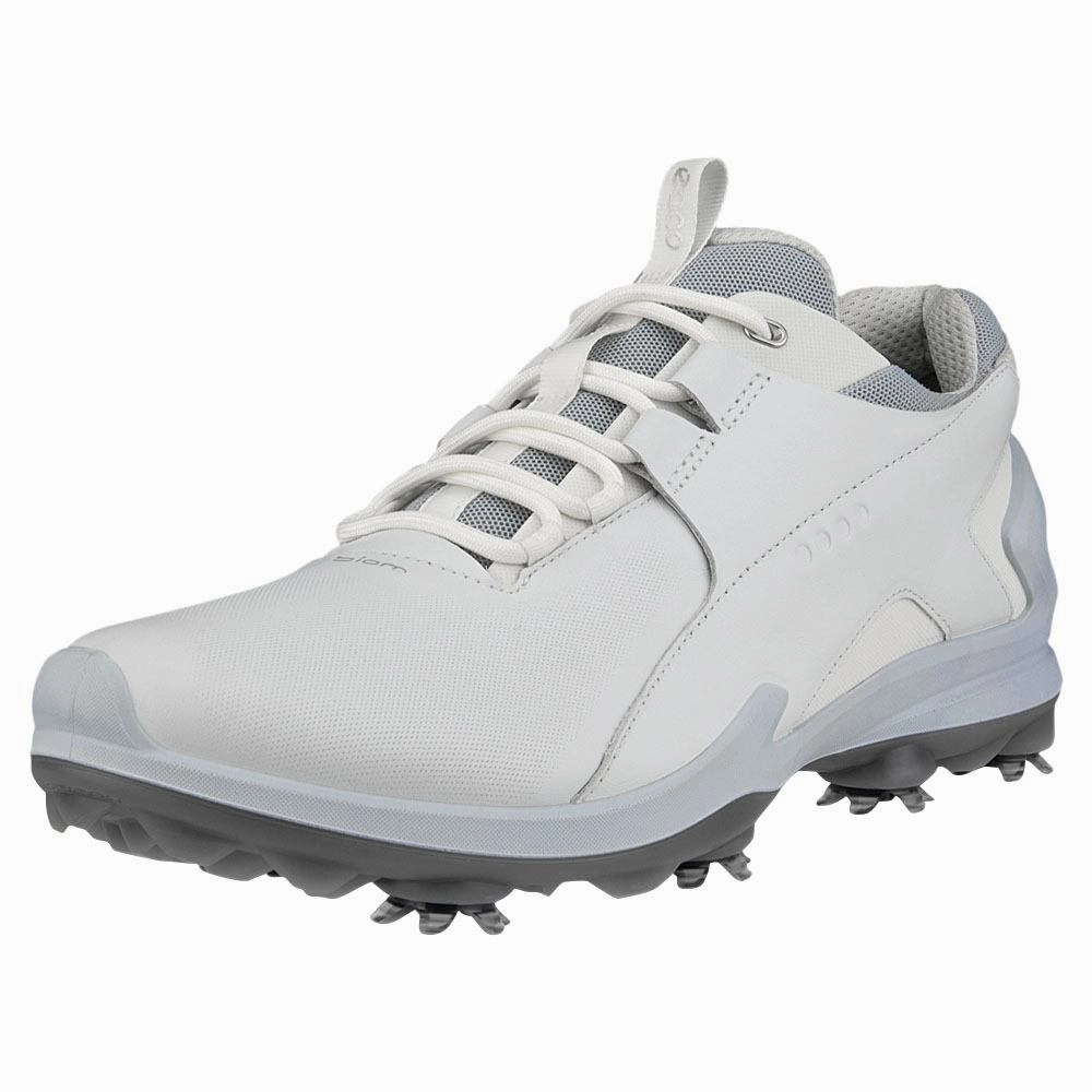 Classic Low-Top Sneakers ECCO BIOM Tour Golf Shoes White - FW24 Men