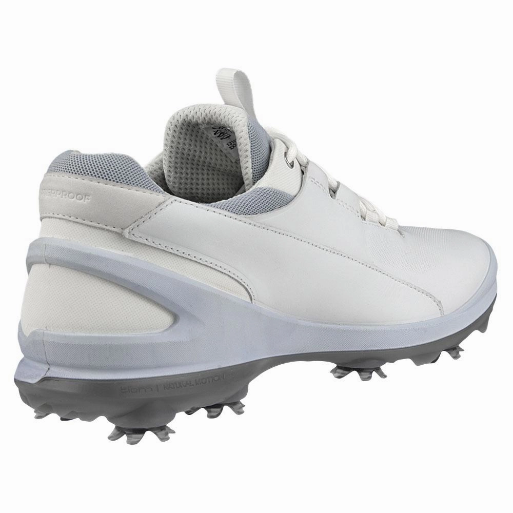 Clean Product Photo Shoes ECCO BIOM Tour Golf Shoes White - FW24 Men Clean Look Sneakers