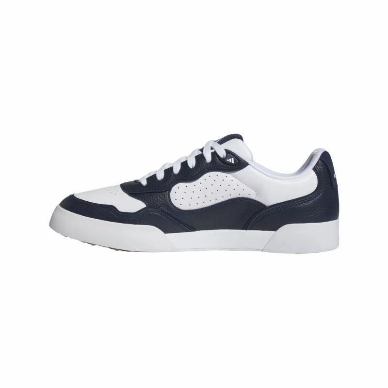 Memory Foam Shoes Adidas Men's Retrocross 25 Spikeless Golf Shoes - White/Collegiate Navy/Gum