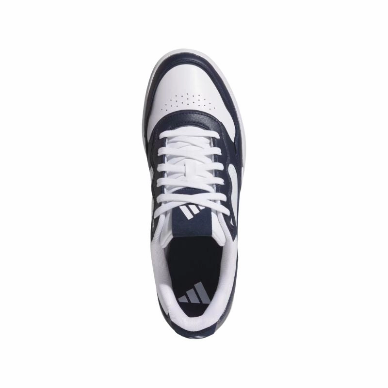Outdoor Trainers Adidas Men's Retrocross 25 Spikeless Golf Shoes - White/Collegiate Navy/Gum