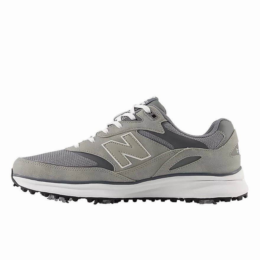 Wide Fit Shoes, Futuristic Design Footwear, On-Feet Lifestyle Shot New Balance Heritage Golf Shoes