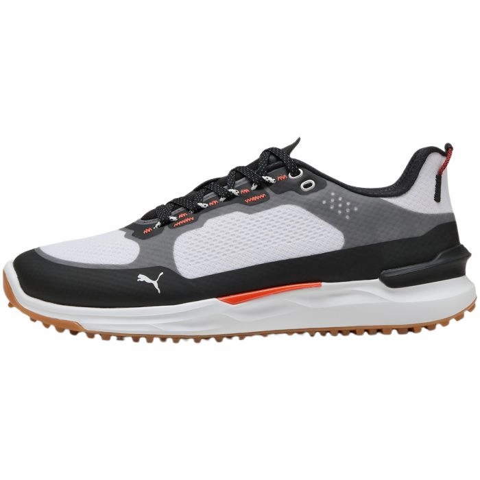 Futuristic Design Footwear Comfy Ride Puma Men's Ignite Elevate X Spikeless Golf Shoes - Puma White/Puma Black Versatile Sport Shoes Slip-On Footwear
