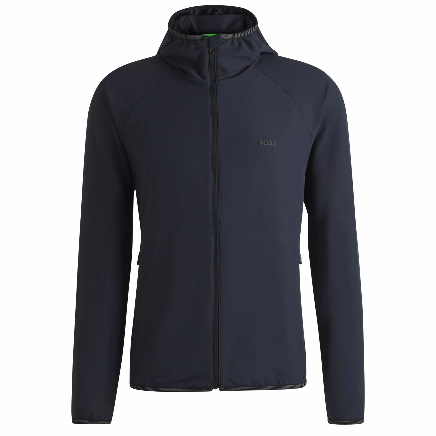 Commuter Hooded Jacket Dark Blue Boss Men's Fashion