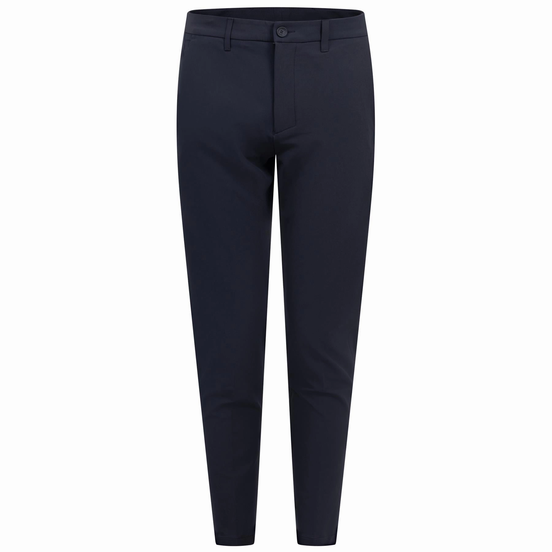 Commuter Regular Fit Trousers Dark Blue Boss men's fashion and office attire