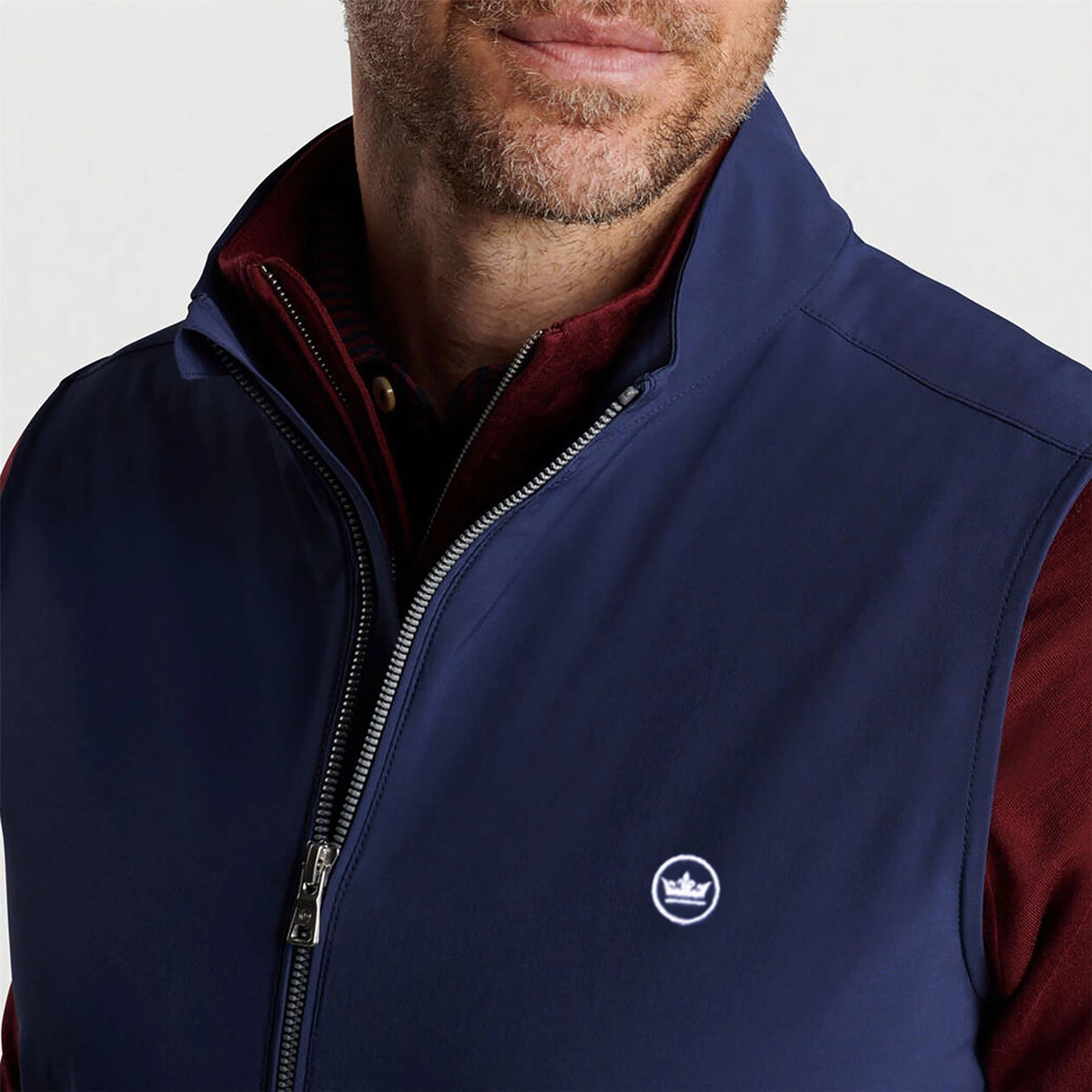 Contour Gilet Navy Peter Millar Menswear Collection