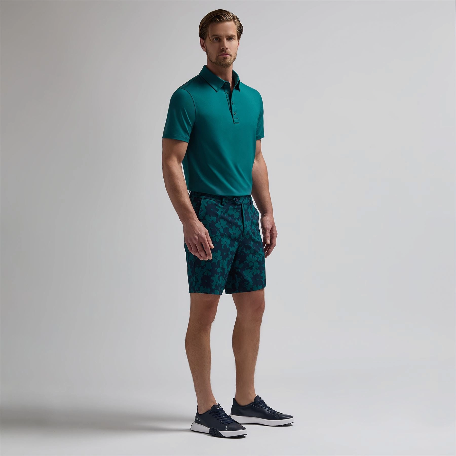 Contrast Floral Four-Way Stretch Maverick Shorts Twilight G/Fore Men's Fashion
