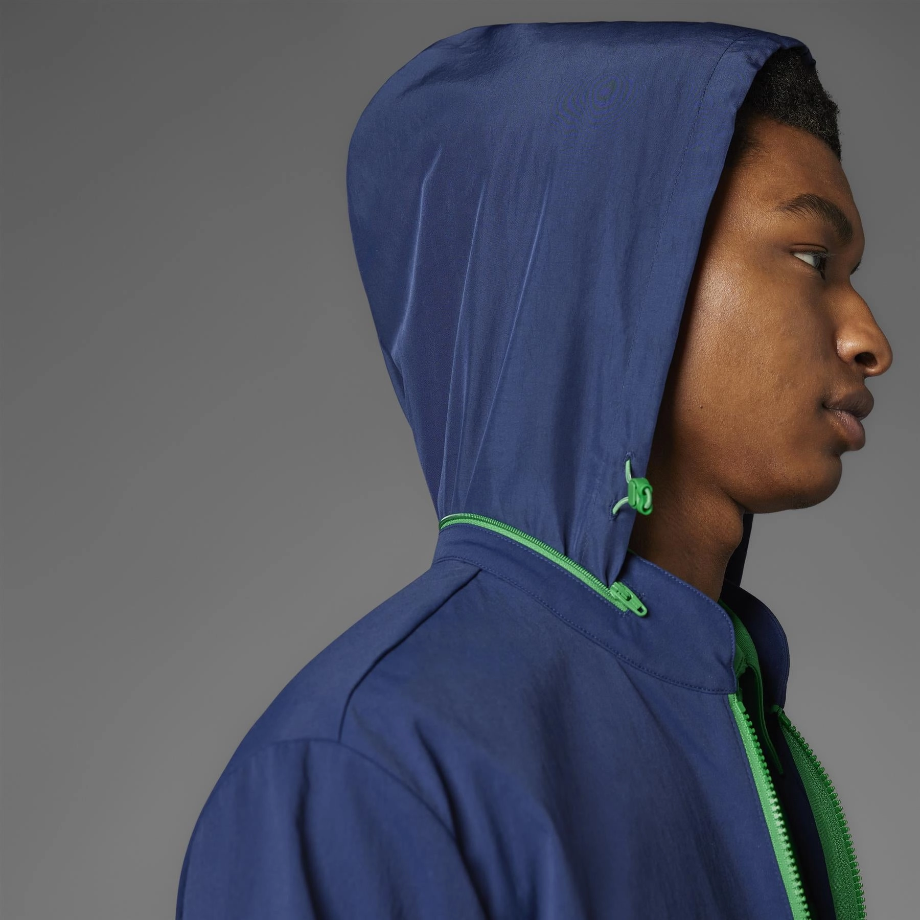 Convertible Hooded Jacket Night Indigo Adidas Men's Apparel
